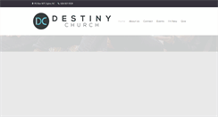 Desktop Screenshot of destinychurchwnc.com